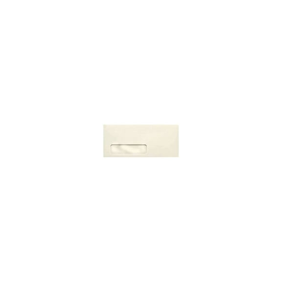 LUX #10 Window Envelopes (4 1/8 x 9 1/2) 50/Box 24lb. Natural Linen (WS-3270-50)