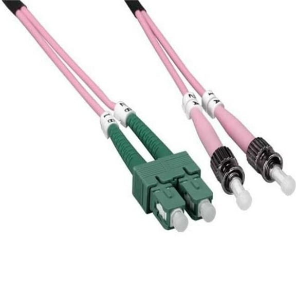 Sanoxy SNX-CBLR-FB102-9502 2 m ST&SC Duplex 9-125 Single Mode Fiber Optic Cable - Yellow