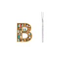 thumbnail image 2 of 26 Letter Acrylic Keychain,Mini Bookshelf Pattern Letter Pendant,Colorful Versatile Hanging Accessory Personalized Key Bag Car Rearview Mirror Party Favors Gift for Book Lovers Daily Accessory, 2 of 5