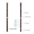 thumbnail image 2 of Instrument traditionnel chinois Dizi Flûte en bambou amer avec nœud chinois pour débutants, 2 of 4