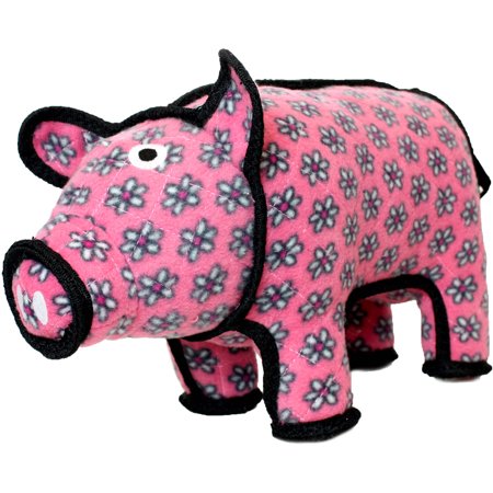 VIP Products Tuffy Barnyard Pig Dog Toy, Multicolor
