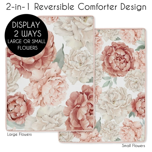 Peony crib bedding sale