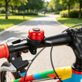 thumbnail image 5 of Ohmyroo Aluminum Alloy Bike Bell, Bicycle Handlebar Horn For Adults Kids, Mountain Road Bike Cycling Safety Ringer With Quick Screwdriver Mount Install, 5 of 6