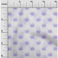 thumbnail image 2 of oneOone Polyester Spandex Purple Fabric Watercolor Floral Craft Projects Decor Fabric Printed By The Yard 56 Inch Wide, 2 of 4