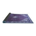 thumbnail image 2 of Ahgly Company Indoor Square Medallion Blue Traditional Area Rugs, 8' Square, 2 of 4