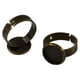 thumbnail image 1 of 10 bases flexibles para anillos de bisel, almohadillas para joyería DIY para cabujón de 12 mm Bronce, 1 of 9