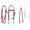 Red White Blue, variant on Cob Nylon Patriotic Western Tack Headstall Breast Collar Curb Strap 60112RWB-C