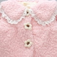thumbnail image 5 of Odeerbi Toddler Winter Coat Kids Girls Outerwear Jackets Baby 2025 Fashion Cute Solid Color Windproof Padded Clothes Jacket Lapel Coat Pink, 5 of 9