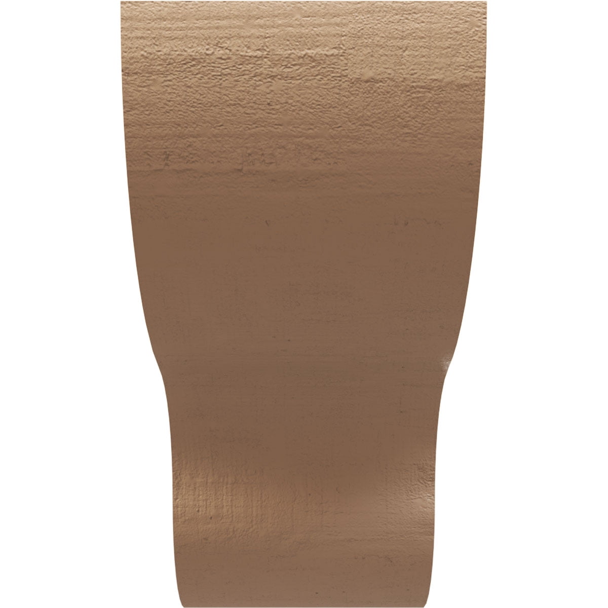 4"W x 12"D x 8"H Classic Greensboro Rough Cedar Woodgrain TimberThane Corbel, Primed Tan