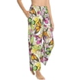 thumbnail image 2 of Uemuo Butterflies2 Pattern Women's Wide Leg Palazzo Lounge Pants with Pockets Light Weight Loose Comfy Casual Pajama Pants-X-Large, 2 of 9