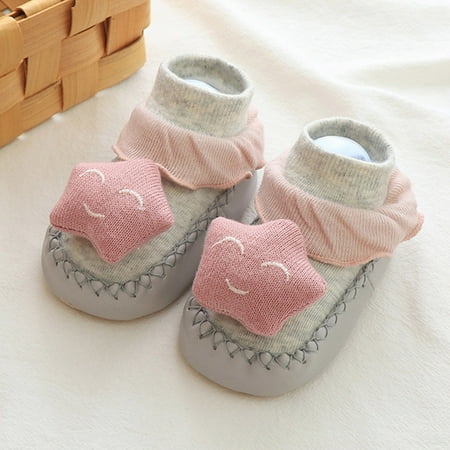 

TOWED22 Slippers For Kids Autumn And Winter Cute Children Toddler Shoes Boys And Girls Flat Bottom Non Slip Lightweight GY1
