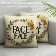 thumbnail image 3 of Nawypu YUESHARE Farmhouse Christian Quotes God Is Love Truth Peace Faith Rustic Wood Board Throw Pillow Covers , Christian Gifts for Home Room Bed Sofa Decorations Decor, 3 of 5