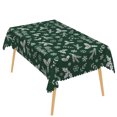 thumbnail image 6 of Duangreer Merry Christmas Theme Rectangle Tablecloth, Holly Xmas Tree Snowflake Print, Washable Table Cover for Party Picnic Indoor Outdoor Decor, 52 x 70 Inch, 6 of 6