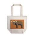 thumbnail image 1 of Water Buffalo, Geometric, Contour (100% Cotton Canvas Reusable Tote Bag), 1 of 3
