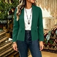 thumbnail image 4 of Guluxicc Open Front Blazers for Women Long Sleeve Dressy Jackets with Pockets Business Casual Jackets for Office Everyday Fall Winter, 4 of 5