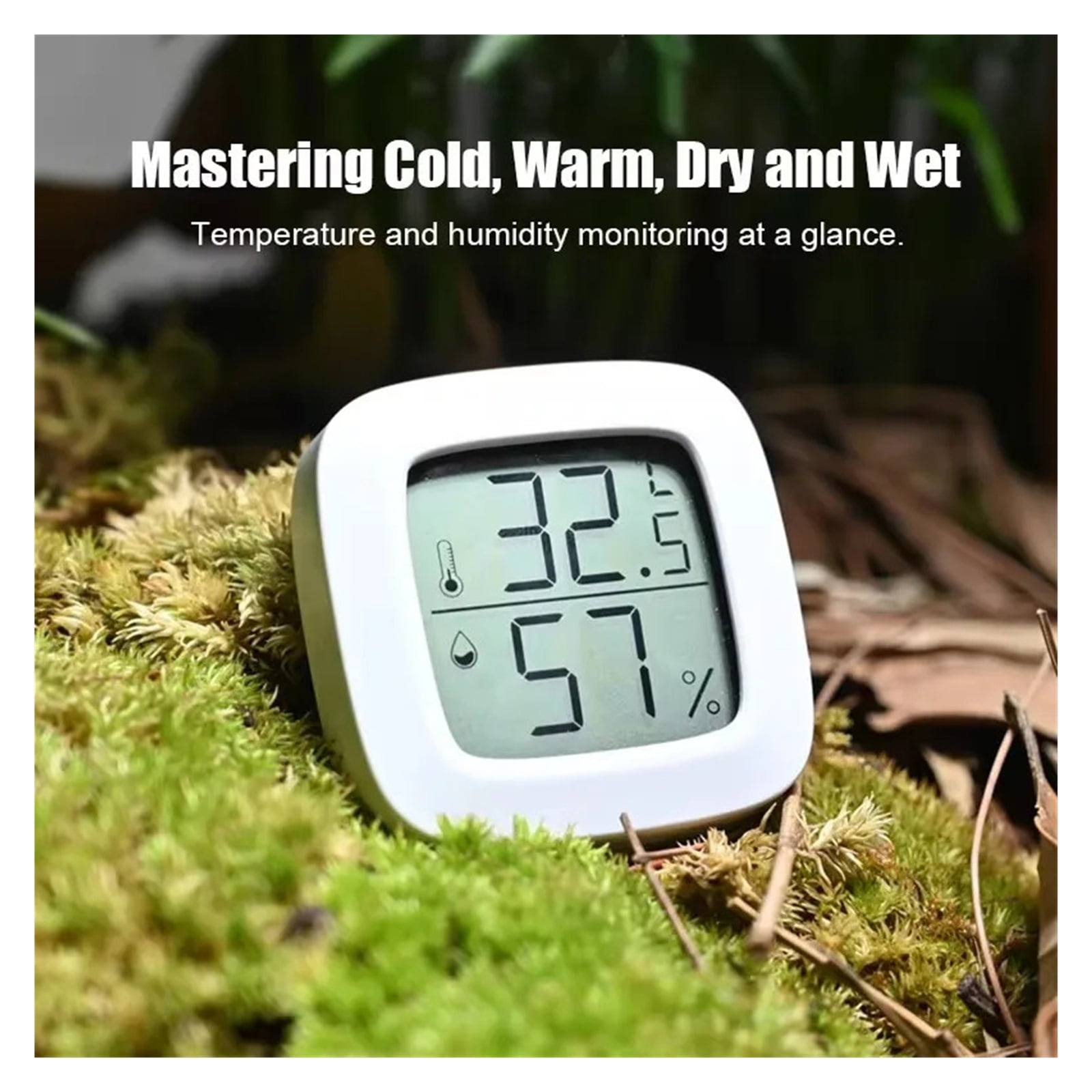 Mini LCD Digital Indoor Convenient Temperature Sensor Meter Gauge Instruments Thermometer Hygrometer ,Simple Operation