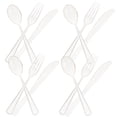 thumbnail image 1 of 12 juegos de cubiertos, utensilios para servir para fiestas, cucharas de bufé, vajilla de plástico, plato para sopa, postre, parfait, tenedor, 1 of 5