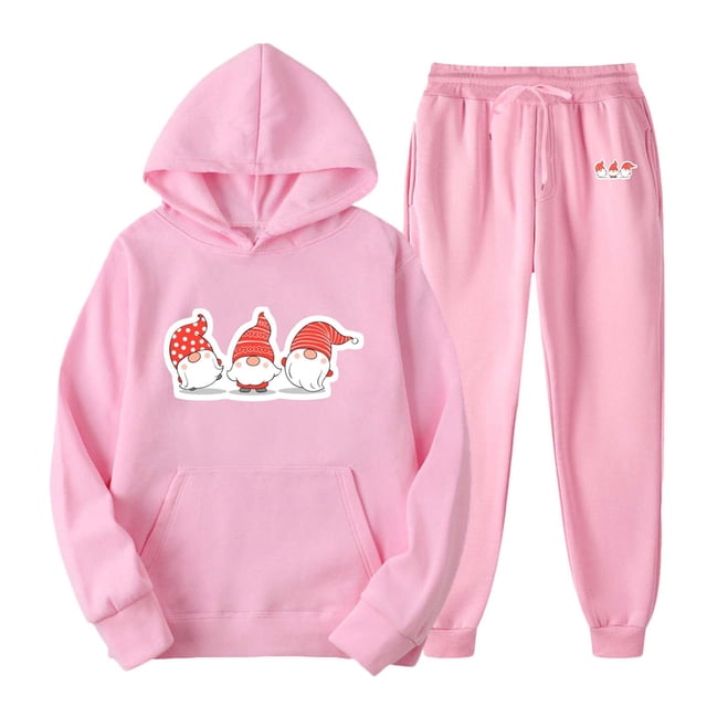 TIMIFIS Ensemble de Survêtement pour Hommes Roses 2 Pcs à Capuche, Tenue de Sport Athlétique, Chandail à Enfiler Décontracté pour Course Jogging Ensemble de Tenue de Sport SetsFall