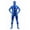 Dark Blue, variant on Unisex Metallic Bodysuit Full Cover Hood Adult Shiny One Piece Spandex Body Suit Bodysuit Costume