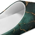 thumbnail image 6 of FUIALDOLG Dark Green Marble Print House Slippers for Woman Closed Toe Lightweight Indoor Slippers Slip On Bedroom Shoes with Soft Sole, Size 10.5-11.5, 6 of 7