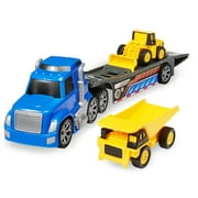 Kid Connection Big Rig Vehicle Carrier Set