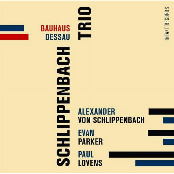 Schlippenbach Trio - Bauhaus Dessau - Music & Performance - CD