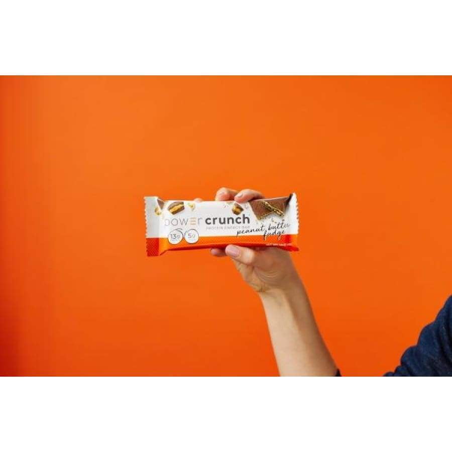 Power Crunch Protein Energy Wafer Bar – Peanut Butter Fudge (12-Pack)