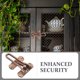 thumbnail image 4 of unbranded Pestillo Para Puerta Interior Metal Café Fácil Instalación Protección Y Seguridad Hogar, 4 of 8