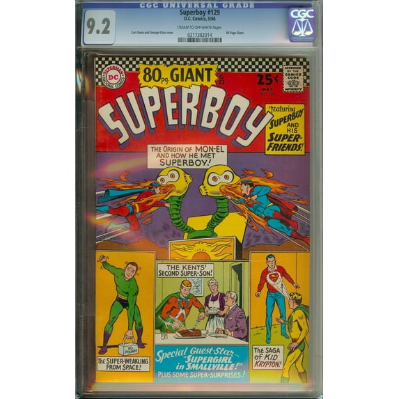Superboy #129 - CGC 9.2 Comic Book