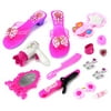Fashion Glamour Girl Pretend Play Toy Fashion Beauty Playset w/ Assorted Hair & Beauty Accessories