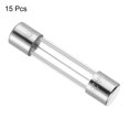 thumbnail image 3 of Uxcell 15A 250V Glass Fuse 6x30mm Time Delay Fuse UL Listed Slow Blow Fuse for Home Appliances(Pack of 15), 3 of 5