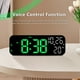 thumbnail image 4 of Reloj Despertador Digital, Reloj LED Para Dormitorio Con 3 Brillos Ajustables, Control De Voz, Reloj Despertador Electrónico Con Visualización De Fecha Y Temperatura, Función De, 4 of 7