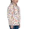 thumbnail image 3 of Picia Funny Chicken Pattern Youth Hoodie - Warm Pullover Sweatshirt with Kangaroo Pocket, Ideal for Boys and Girls-Small, 3 of 6
