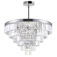 thumbnail image 6 of CWI Lighting Weiss 15 Light Down Transitional Metal Chandelier in Chrome, 6 of 6