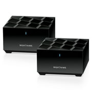 NETGEAR - Nighthawk AX3000 Mesh WiFi 6 System with Router + 1 Satellite Extender 3Gbps (MK72-100NAS)