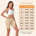 thumbnail image 5 of 3 Pack Slip Shorts for Women Under Dress Comfortable Smooth Seamless Boyshorts Buttlift Panties Biker Shorts, 5 of 6