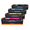 BK/C/M/Y, variant on 4 Pack Black Cyan Magenta Yellow Toner Cartridge For HP 125A CB540A - CB543A Compatible with HP Color LaserJet CP1210 1215 1217 1510 1515N 1518 NI CM1312 MFP 1312nfi MFP