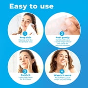 Pimple Patches for Face (120 Patches), Hydrocolloid Acne Patches with Tea Tree Oil, Pimple Patch Pimple Stickers - Hydrocolloid Patch Acne Dots - Acne Pimple Patches For Face - Zit Patches