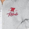 thumbnail image 3 of Women's Gameday Couture Ash Ole Miss Rebels Foundation Full-Button Long Sleeve Overshirt, 3 of 3