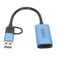 thumbnail image 2 of USB3.0 HD Multimedia Interface to USB C Video Capture Card, 4K 30HZ Input, 1080P 60FPS Output, Ultra Low Latency Screen Sharing, Compact and Portable, Wide Compatibility, 2 of 8