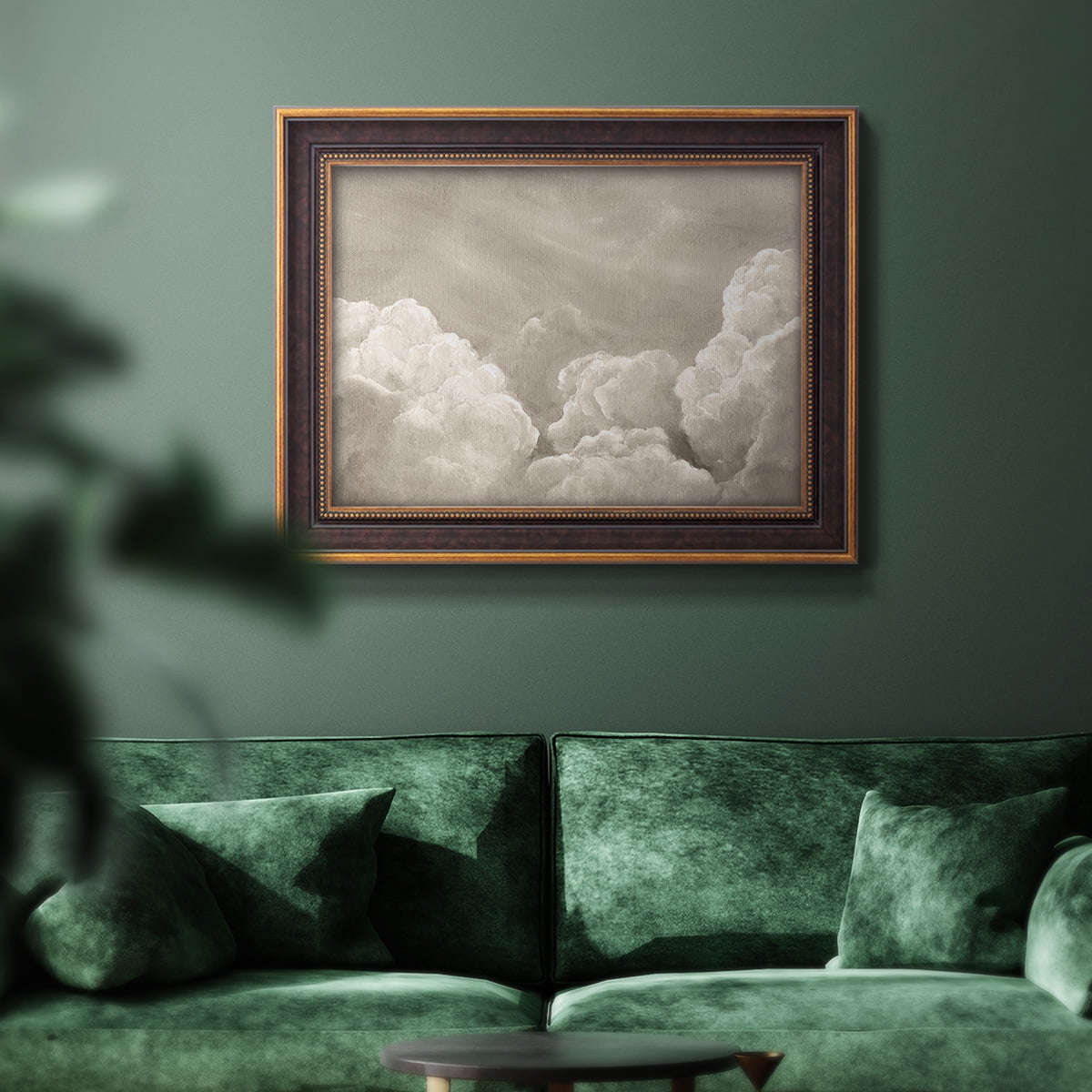 Painted Clouds II Premium Framed Canvas- Ready to Hang
