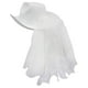 thumbnail image 2 of Sombrero de Vaquero para Mujer, Decoración Occidental, Velo, Sombrero de Sol, Sombreros de para Boda Nupcial, 2 of 9