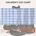 thumbnail image 4 of WXFAZCVU Girls Boots Bow Shaped Lace up Platform Leather Boots Versatile Daily School Wear Size 2, 4 of 4