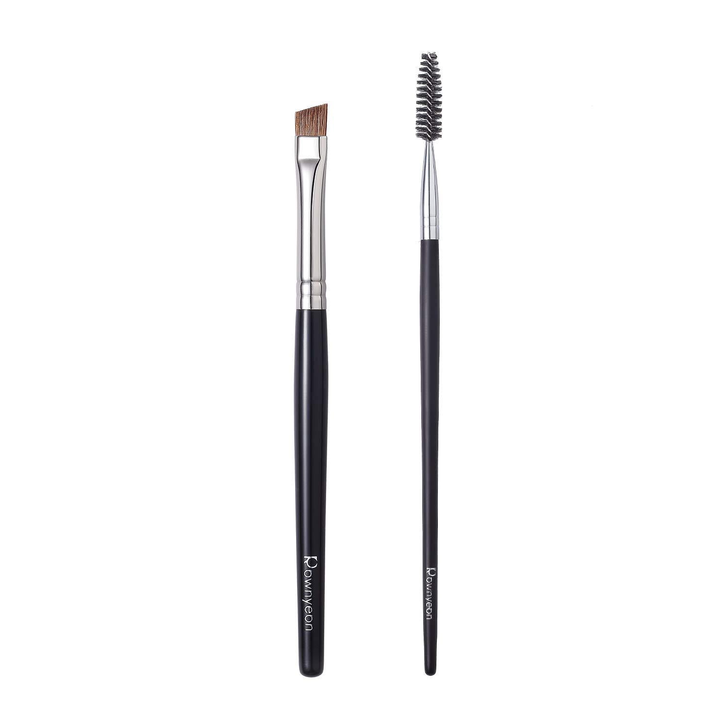 Angled Eyebrow Brush Spoolie Brush Set, Professional Eye Brow Brush