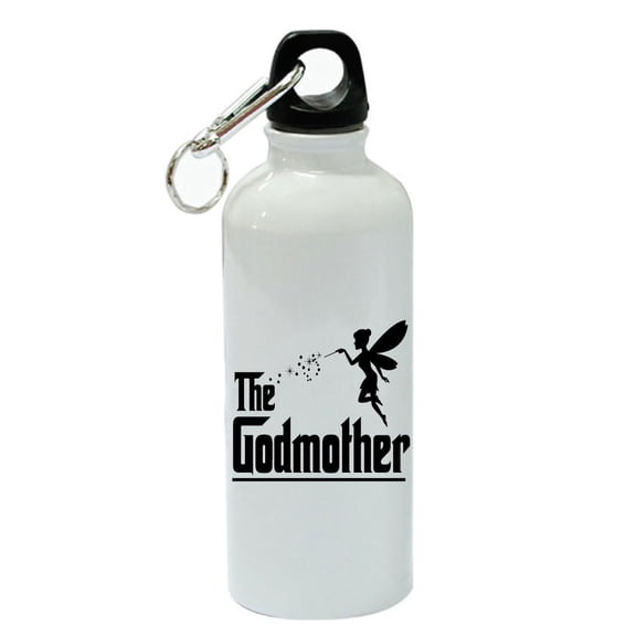 The Fairy Godmother White Aluminum Sports 20 oz Water Bottle