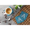 thumbnail image 3 of Letter A Sea Doodles Initial Alphabet Foam Coaster Set of 4, 3 of 3