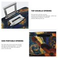 thumbnail image 3 of Kdxio Starry Night Cat Guitarist Pattern Luggage Cover for Travel,Elastic and Durable,Fits 18-32 Inch,Anti-Scratch Suitcase Protector-No luggage included, 3 of 5