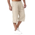 thumbnail image 3 of Quealent Mens Pants Men's Relaxed Fit Casual Stretch Pant Winter Casual (Khaki,3XL), 3 of 4