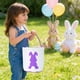 thumbnail image 5 of Bolsa de almacenamiento con borlas de conejos y decoración de Pascua, 5 of 5