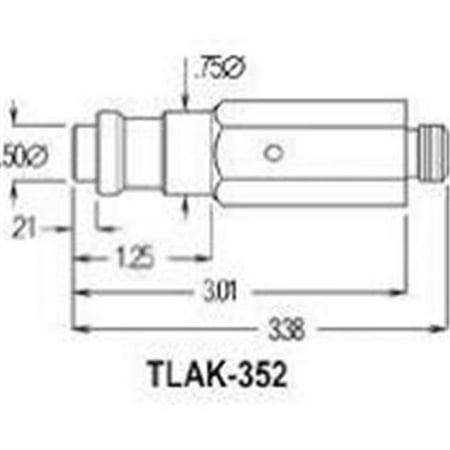 

Tweco 358-2541-2041 Safety Tlak7-35-Ls Adapter